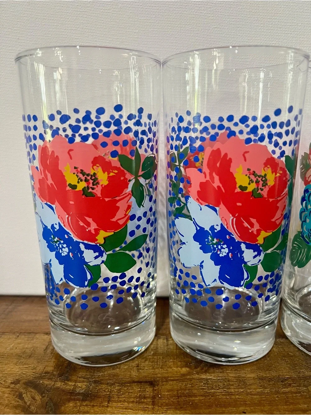 Pioneer Woman Floral Glassware (6)